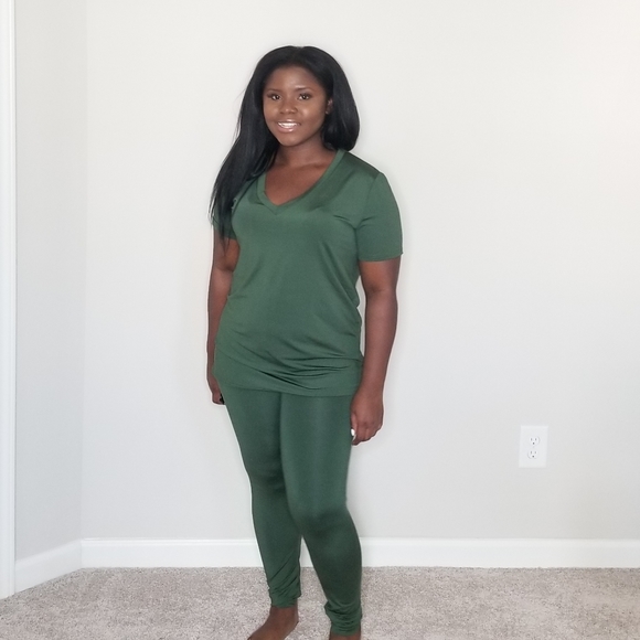 2 piece legging set - olive - Picture 2 of 4